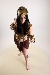 Moira Cosplay Ancksunamun Standing with Knifes